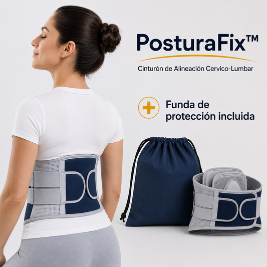 PosturaFix™ — Cinturón de Alineación Cervico-Lumbar